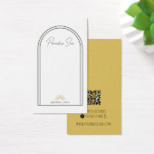 Einfache Boho Business Earring-Display-Karte (Schreibtisch)