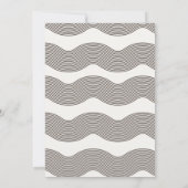 Einfache Boho Hens-Party Einladung (Rückseite)