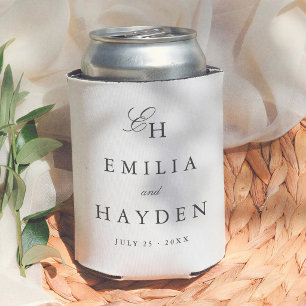 Einfache Boho-Minimalist-Hochzeit Dosenkühler