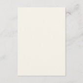 Einfache Boho Nesting-Party-Aufgabenliste Karte (Rückseite)