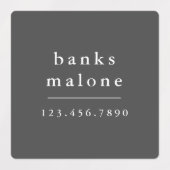 Einfache Boho Rainbow Kids Wasserdichte Namensschi Etiketten (Design 1)