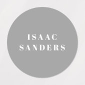 Einfache Boho Rainbow Wasserdichte Bekleidungsbeze Etiketten (Design 1)