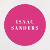 Einfache Boho Rainbow Wasserdichte Bekleidungsbeze Etiketten (Design 1)