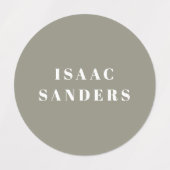 Einfache Boho Rainbow Wasserdichte Bekleidungsbeze Etiketten (Design 1)