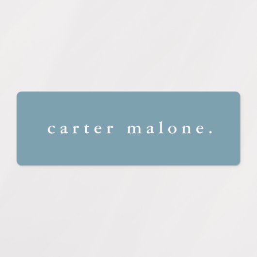 Einfache Boho Rainbow Wasserdichte Namensschilder Etiketten (Design 2)