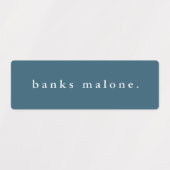 Einfache Boho Rainbow Wasserdichte Namensschilder Etiketten (Design 1)