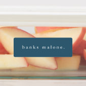 Einfache Boho Rainbow Wasserdichte Namensschilder Etiketten (Befestigt)