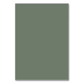 Einfache Boho Sage Entree Choice faltenable Platzk Tischnummer (Rückseite)