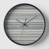 Einfache Boho Stripe-Uhr Uhr (Vorderseite)