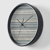 Einfache Boho Stripe-Uhr Uhr (Winkel)