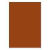Einfache Boho Terracotta Entree Klappbare Platzkar Tischnummer (Rückseite)