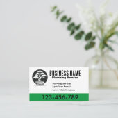 Einfache Bonsai Lai Care Business Card Visitenkarte (Stehend Vorderseite)