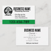 Einfache Bonsai Lai Care Business Card Visitenkarte (Vorne/Hinten)