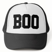 Einfache "Boo" Halloween-LKW-Hut