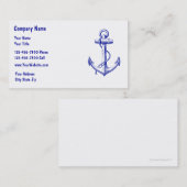 Einfache Bootfahrt-Visitenkarten Visitenkarte (Vorne/Hinten)