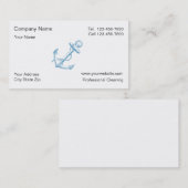 Einfache Bootfahrt-Visitenkarten Visitenkarte (Vorne/Hinten)