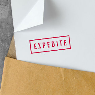 Einfache Border Bold Red Expedition Permastempel
