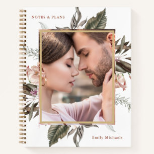 Einfache Botanische Anmerkungen und Pläne Foto-Not Notizblock