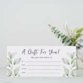 Einfache botanische Aquarellfarben Blätter Schwarz (Stehend Vorderseite)