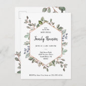 Einfache botanische Geometrie | Wiedersehen Postkarte (Vorne/Hinten)