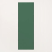 Einfache botanische Grünpalme-Blätter auf Grün Yogamatte (Rückseite)