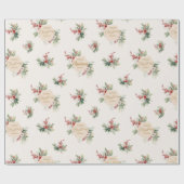 Einfache botanische Gruß im Wasserbereich Geschenkpapier (Flach)