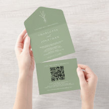 Einfache Botanische Hochzeit