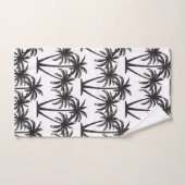 Einfache botanische Palmen auf Weiß Badhandtuch Set (Handtuch)