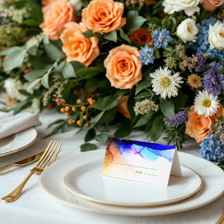 Einfache Botschaft bei Hochzeiten Platzkarte