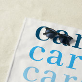 Einfache Boys mit Personalisiertem Wiederholungsna Strandtuch (Beispiel)