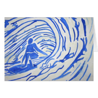 einfache Brandungsgeschenkkarte