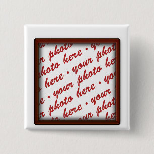 Einfache braune Foto Button