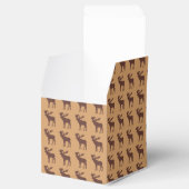 Einfache braune Gastgeschenk Hochzeit Geschenkschachtel (Geöffnet)
