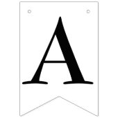 Einfache Braut und Groom Elegante Hochzeit Wimpelkette (Zweite Fahne)