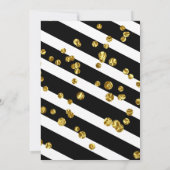 Einfache Bridal und Bubbly Mimosa Einladung (Rückseite)