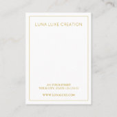 Einfache Bridesmaid-Grafikkarte für den Ohrring un Platzkarte (Rückseite)