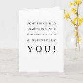 Einfache Bridesmaid-Vorschlagskarte Karte (Gelbe Blume)