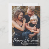 Einfache Briefe Frohe Weihnachten 2 Foto (Vorderseite)