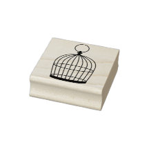 Einfache Briefmarke aus Birdcage