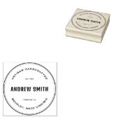 Einfache Briefmarke aus Edelstahl Gummistempel (Stempel)