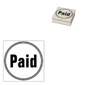 Einfache Briefmarke aus Gummi Gummistempel (Stempel)