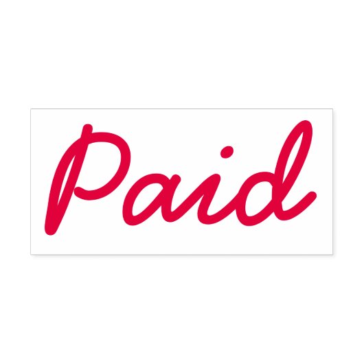 Einfache Briefmarke aus Gummi Permastempel (Design)