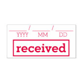 Einfache Briefmarke aus Kautschuk Permastempel (Design)