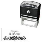 Einfache Briefmarke aus Selbstfarbstoff Permastempel (Beispiel)