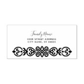 Einfache Briefmarke aus Selbstfarbstoff Permastempel (Design)