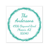 Einfache Briefmarke für kundenspezifische Rücksend Permastempel (Design)