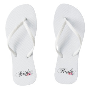 Einfache Brillenkalligraphie Flip Flops Badesandalen