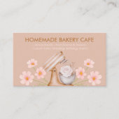 Einfache Brown Konditorgebäck Visitenkarte (Vorderseite)