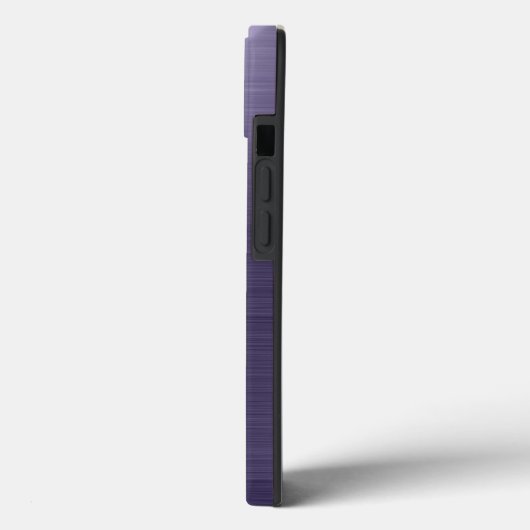 Einfache Brush Metal Mitternacht Case-Mate iPhone Hülle (Rückseite / Links)