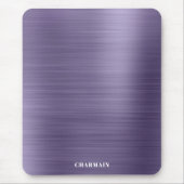 Einfache Brush Metal Mitternacht Mousepad (Vorne)